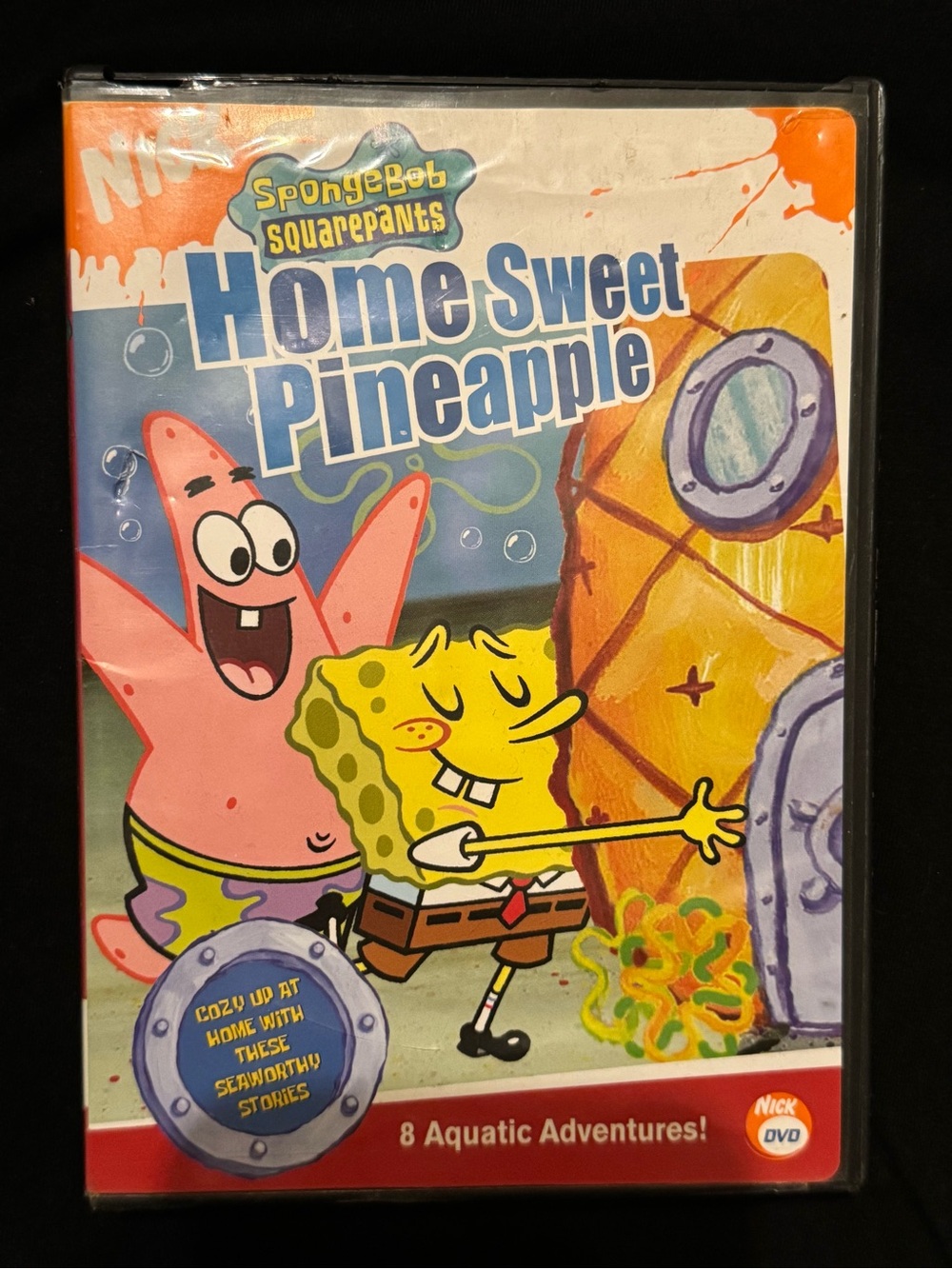 SpongeBob SquarePants "Home Sweet Pineapple" DVD - Yellow & Pink Cover